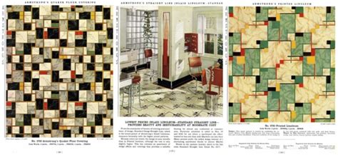The Beautiful World Of 1940s Linoleum Flooring The Vintage Inn