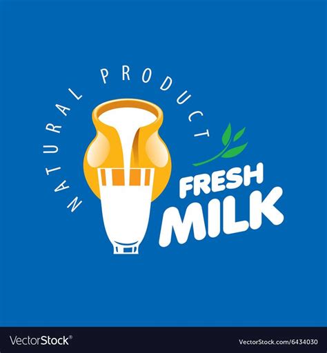 Milk Logo Royalty Free Vector Image Vectorstock Ad Royalty