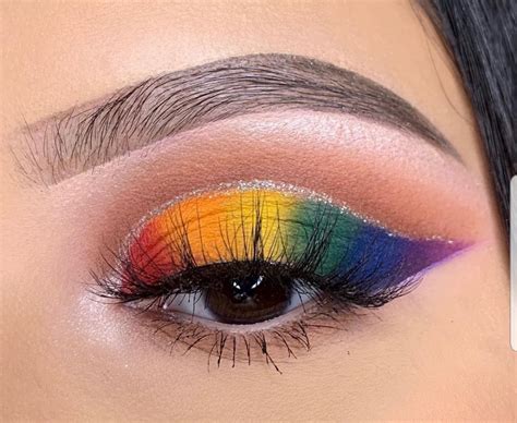 Pin By Morgyn🧿🍄🍃 On Cute Makeup Rainbow Makeup Rainbow Eye Makeup