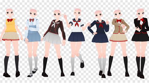 Yandere Simulator School Uniform The Sims 4 Video Game Anime Png Pngwave