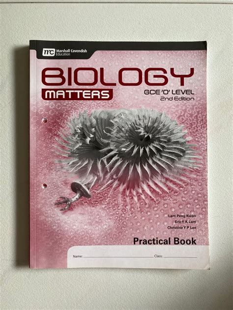 Biology Gce O Level Practical Book Hobbies And Toys Books And Magazines