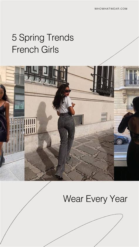 a french girl gets dressed for spring and goes for these 4 items warm weather fashion girls