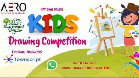 Online Kids Drawing Competition Tickets By Aero Events And Promotions