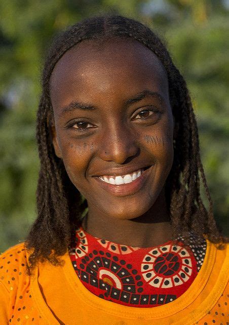 Afar Tribe Girl Afambo Afar Regional State Ethiopia African People