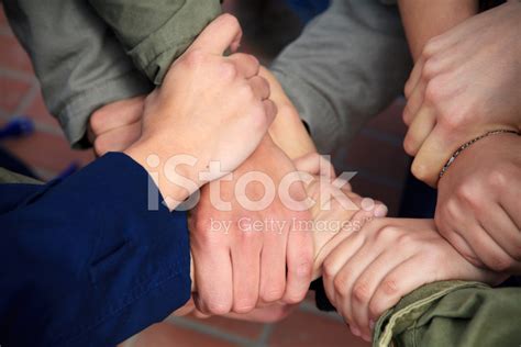 Human Hands Showing Unity Stock Photo Royalty Free Freeimages