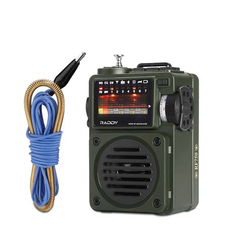 buy raddy rf750 portable shortwave radio am fm sw wb receiver with bluetooth and noaa alerts
