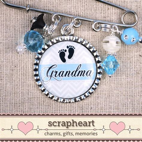 Personalized Grandma Aunt To Be Pin Gender Reveal Party