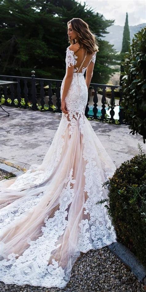 Full Lace Wedding Dress With Sleeves Nelsonismissing