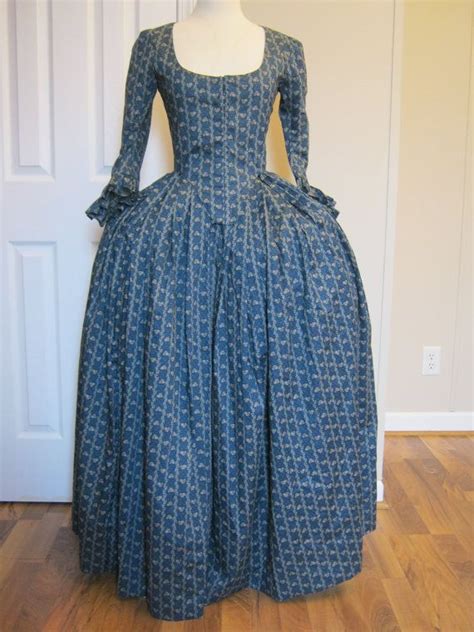 Cotton Colonial Gown By Verdanta On Etsy 22500 18th Century