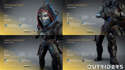 Outriders Legendary Armor Sets All Legendaries In The Game 2022