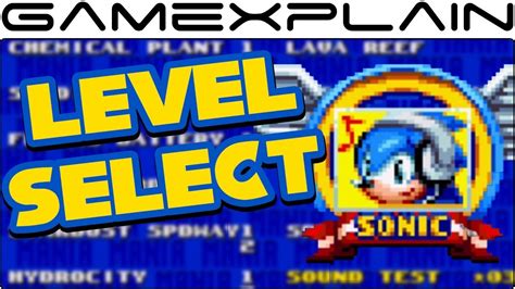 Sonic Mania Level Select Code And Secret Boss Fight For Knuckles