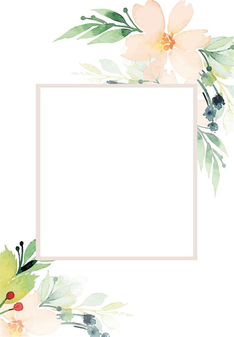 Creating this dried flower frame was so much fun and within a few hours, you can hang this delicate and stunning picture anywhere in your home. Watercolor Flowers - Free Save the Date Card Template ...
