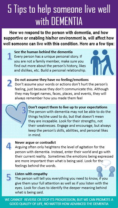 5 tips to help someone live well with dementia reisa