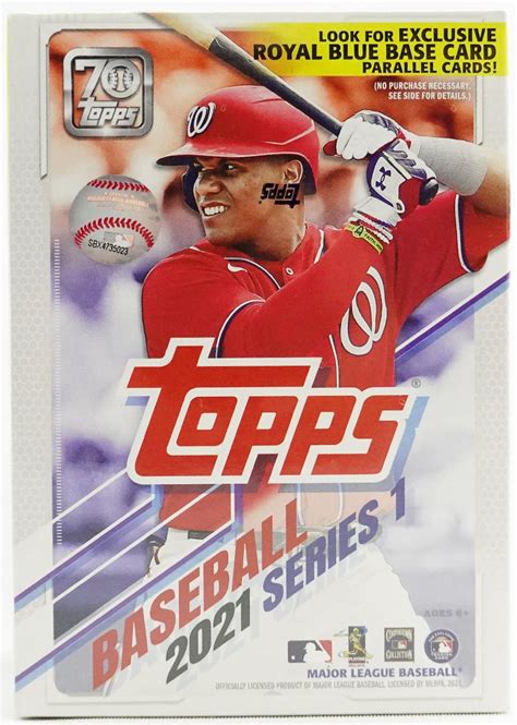 Check spelling or type a new query. 2021 Topps Series 1 Baseball 7-Pack Blaster Box (Royal Blue Parallels!) | DA Card World