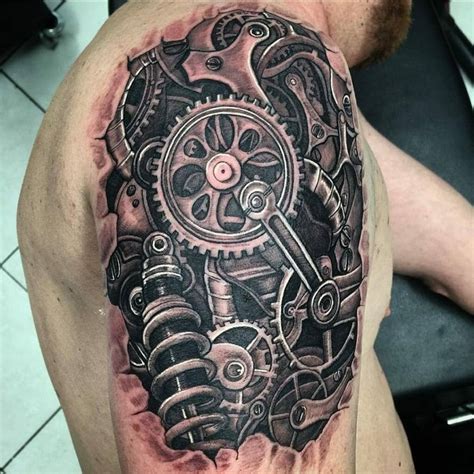 Share 101 About Gear Tattoo Designs Latest Indaotaonec