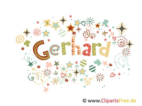 Gerhard Gambar Nama Ilustrasi Nama