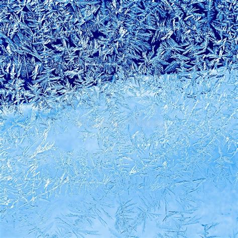 Icy Pattern Closeup Stock Image Image Of Blue Glass 37564605