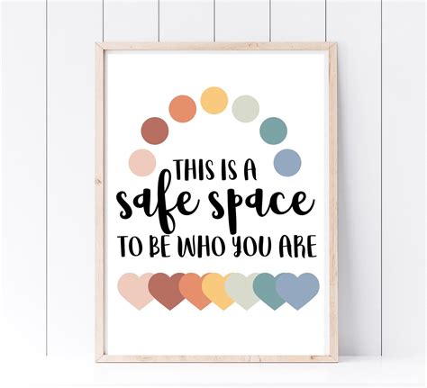 Set Of 12 Counseling Posters School Psychologist Wall Art Etsy