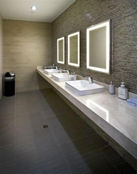 Bathroom partition designs mainly consist of three areas and options: Commercial Bathroom Design Of fine Ideas About Restroom Design On Pinterest Photos | Design ...