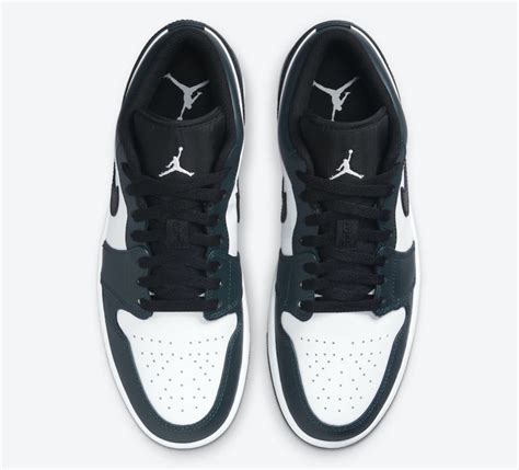 Air Jordan 1 Low Dark Teal 553558 411 Release Date Sbd