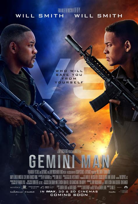 A man and a woman. Gemini Man (2019) Poster #2 - Trailer Addict