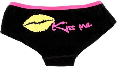 Rbshop Kiss Me Printed Panties Clothing Shoes And Jewelry