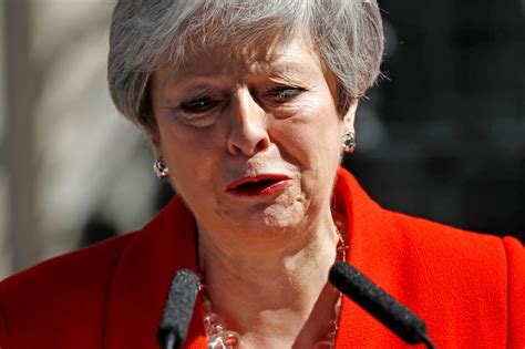 Theresa May Steps Down In Emotional Downing Street Speech Politico