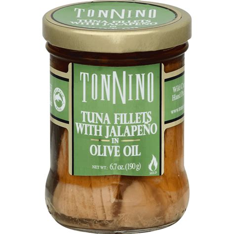 Tonnino Tuna With Jalapeno In Olive Oil Fillets Mild Canned Tuna And Seafood Foodtown