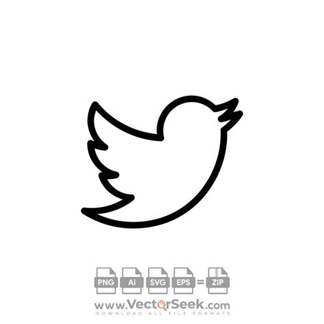 Twitter Vector Logo White