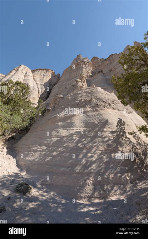 A Large Rock Formation At Kasha Katuwe Tent Rocks National Monument