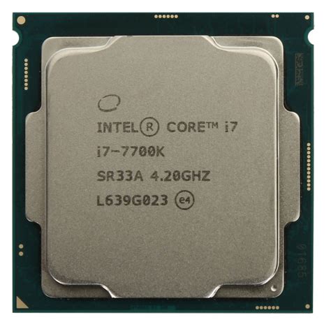 Intel Core I7 7700k Kaby Lake 42ghz 80gts 8mb Socket Lga 1151 Wo F