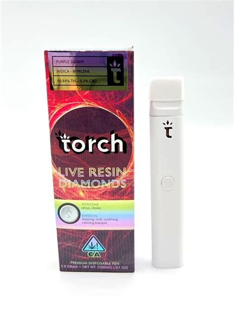 Torch Live Resin Diamonds Vape Pen Oc 420 Collection