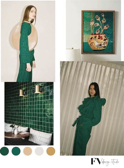 Fv Trend X Color Emerald Green Fall 2020 Fashion Vignette