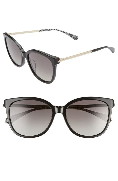 women s kate spade new york britton 55mm cat eye sunglasses black grey fashion gone rogue