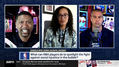 Angela Rye Joins Jalen And Jacoby On Espn Youtube