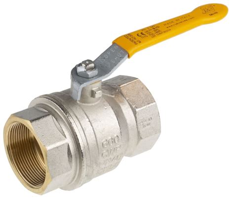 Rs Pro Rs Pro Brass Full Bore 2 Way Ball Valve Bspp 50 8mm 40 → 30bar Operating Pressure