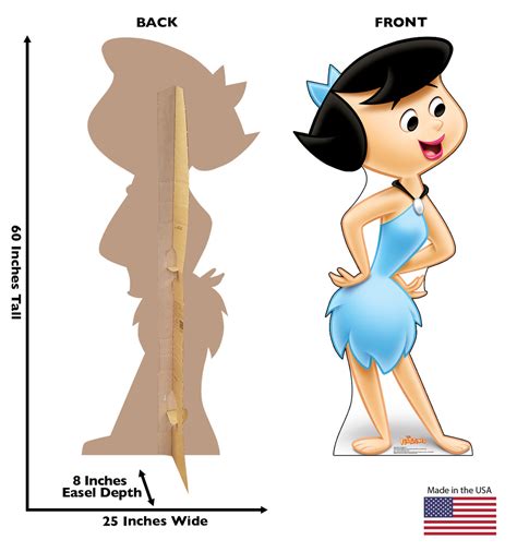 Life Size Flintstones Betty Rubble Cardboard Cutout