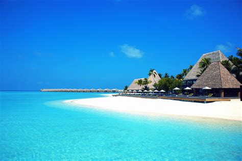 Resort In The Maldives 4k Ultra Hd Wallpaper Background Image