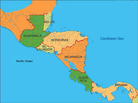 Mapa De Centroamerica Veronicaperez01