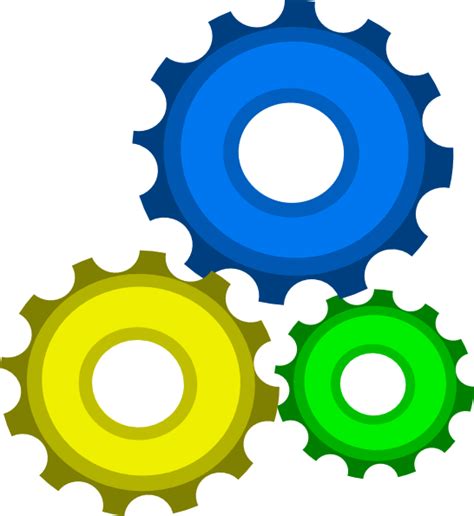 Gears Clipart Three Gears Three Transparent Free For Download On