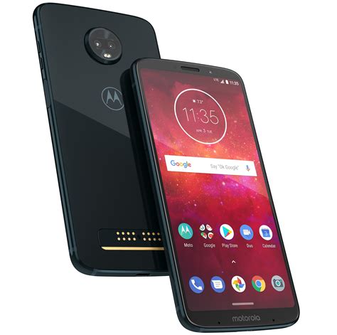 Moto Z3 Play Unlocked Android Smart Phone With 6 Fhd Oled Display