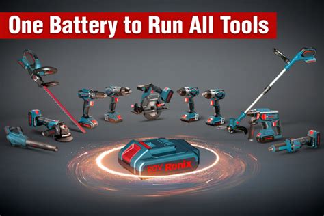 One Battery To Run All Tools Ronix Mag