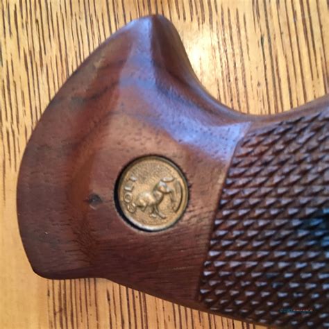 Colt Python Factory Wood Grips For Sale