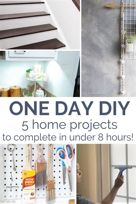 One Day Diy Home Improvement Projects My Top 5 Favorite Projects That
