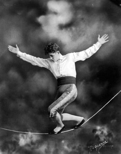 Tightrope Walker Vintage Circus Photos Vintage Circus Tightrope Walker