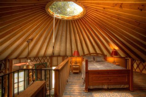 Sleeping Loft Queen Size Bed Yurt Yurt Living Yurt Home