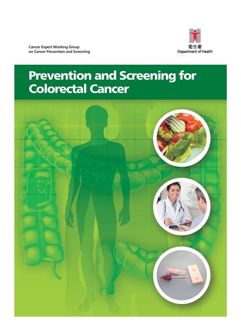 Pamphlet Posters Booklets Prevent Colorectal Cancer