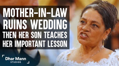 Mother In Law Ruins Wedding Then Her Son Teaches Her An Important