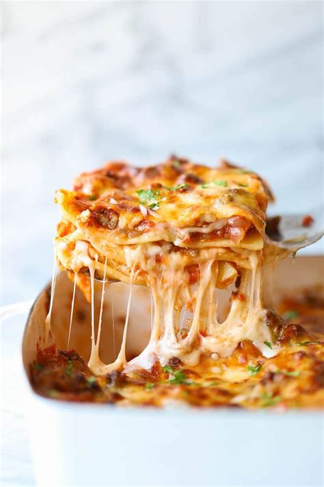 Easiest Lasagna Ever Damn Delicious