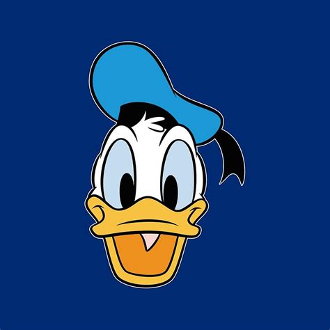 Disney Classic Donald Duck Happy Face Womens T Shirt Fruugo Us